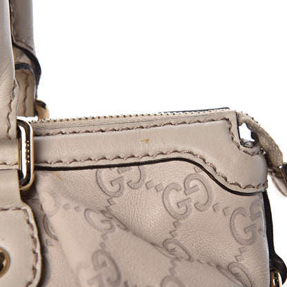 Gucci Guccissima Medium Sukey Top Handle Bag White 10 of 14