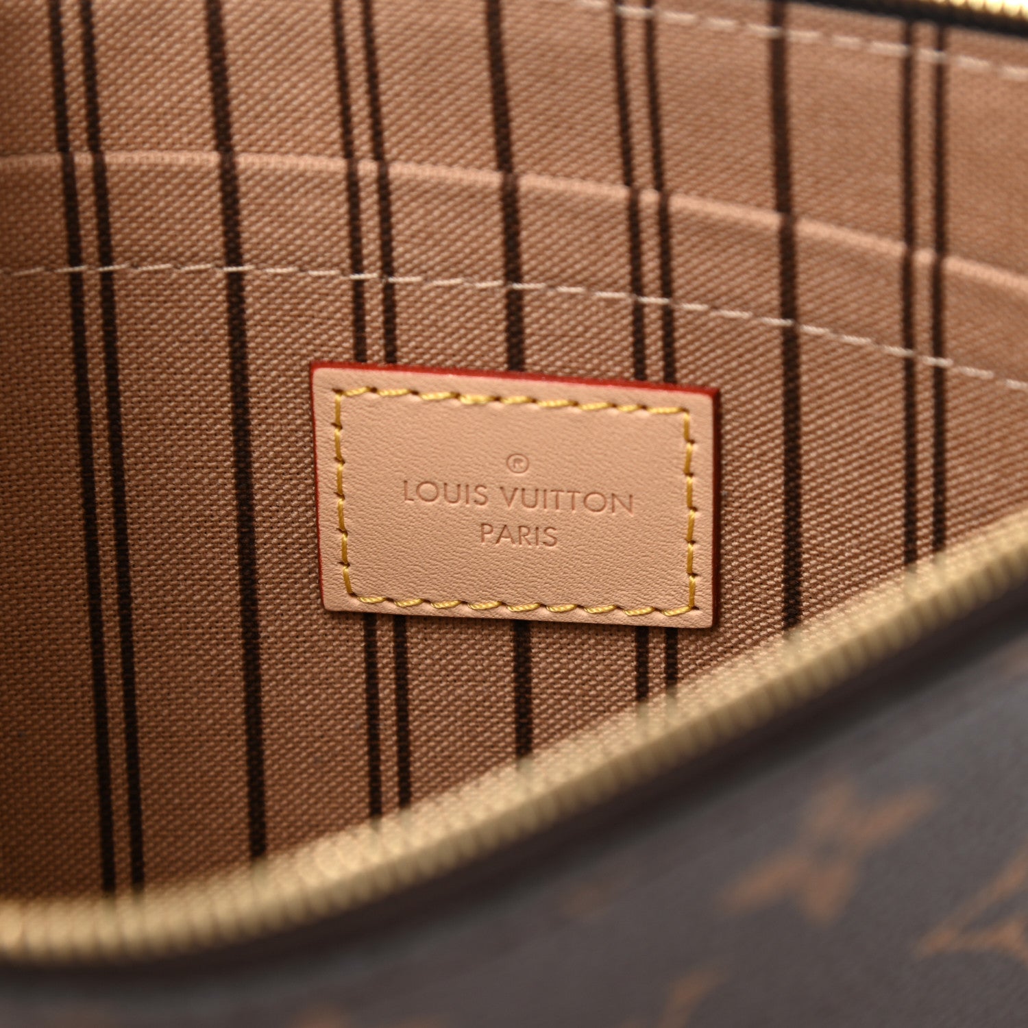 Louis Vuitton Monogram Neverfull MM GM Pochette 6 of 8
