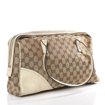Gucci Monogram Medium New Britt Boston Off White 2 of 10