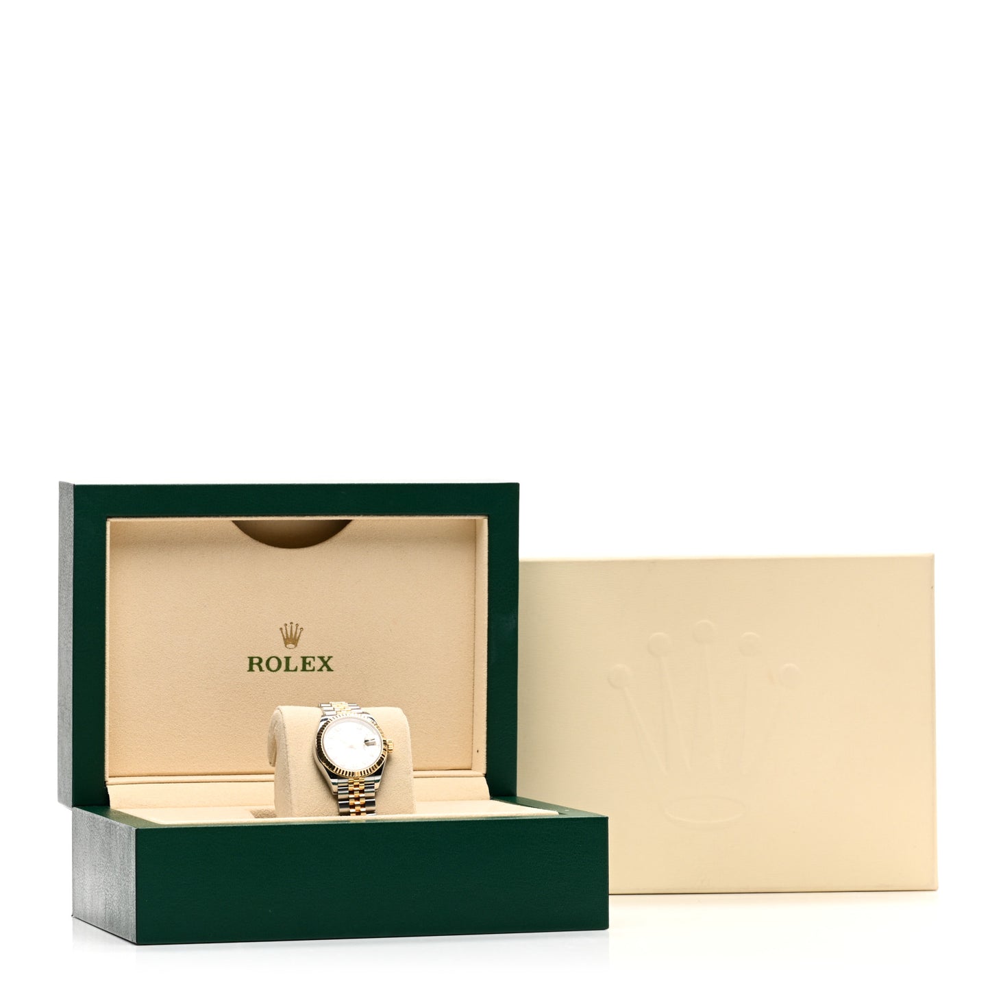 Stainless Steel 18K Yellow Gold Diamond 28mm Oyster Perpetual Datejust Watch Silver 279173