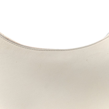 Fendi Vitello Grace Matte Small Fendigraphy Hobo Bag White Ice 8 of 16