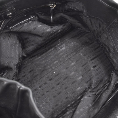 Prada Leather Satchel Nero Black 6 of 9