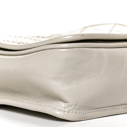 Saint Laurent Crinkled Calfskin Matelasse Monogram Niki Chain Wallet Crema Soft 9 of 15