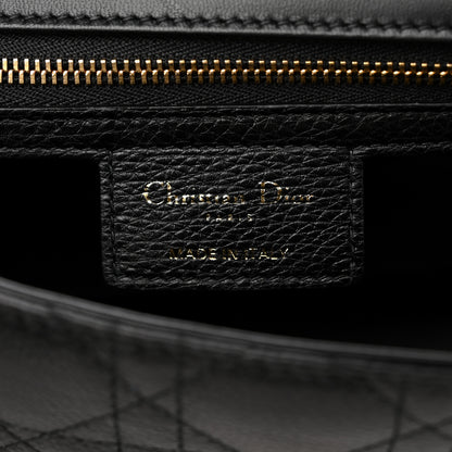 Christian Dior Calfskin Cannage Medium Caro Bag Black 6 of 8