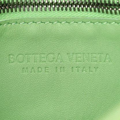 Bottega Veneta Lambskin Maxi Intrecciato Cassette Crossbody Bag Green 6 of 11