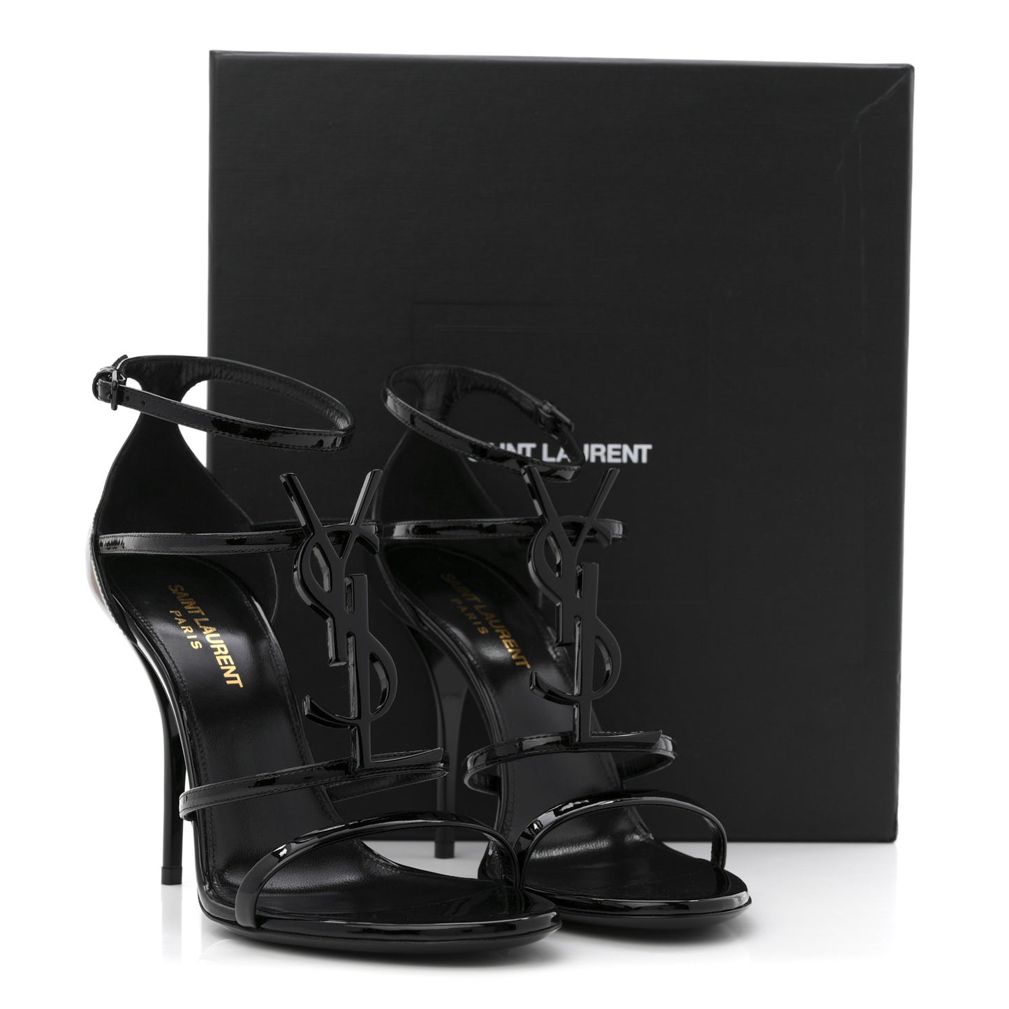 Patent Cassandra 100 Sandals 38 Black