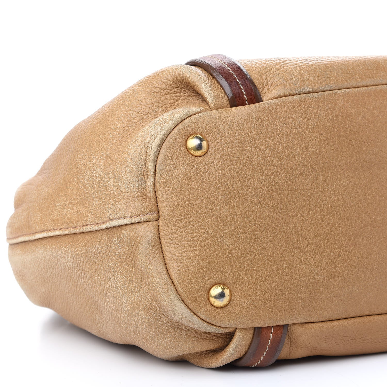 Prada Cervo Antik Shoulder Bag Naturale 7 of 9