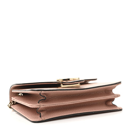 Gucci Dollar Calfskin Small Interlocking G Shoulder Bag Soft Pink 4 of 10