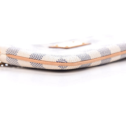 Louis Vuitton Damier Azur Pochette Milla MM 8 of 10