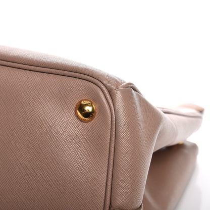 Prada Saffiano Large Galleria Double Zip Tote Cammeo 16 of 17
