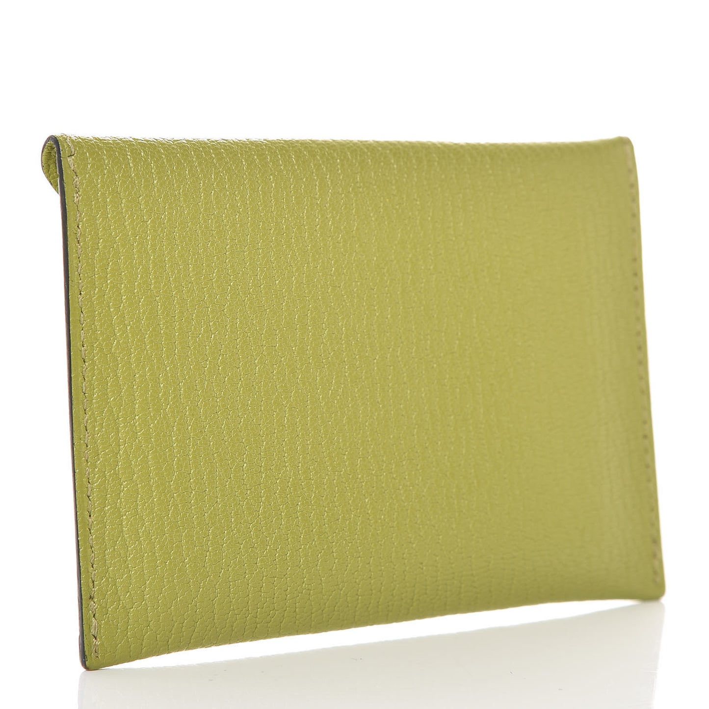 Chevre Mysore Envelope Wallet Vert Anis
