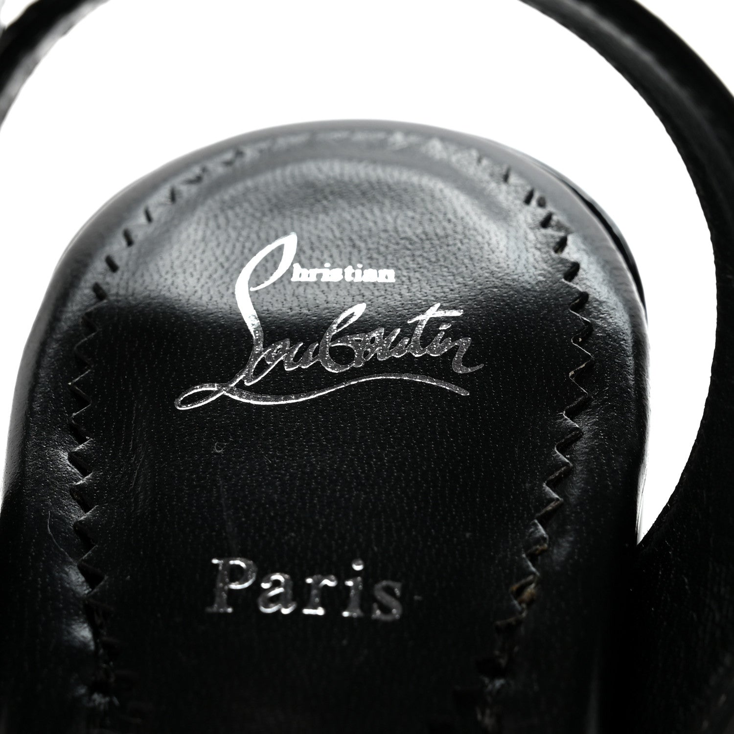 Christian Louboutin Patent Movida Sabina 130 Sandals 37 Black 8 of 9