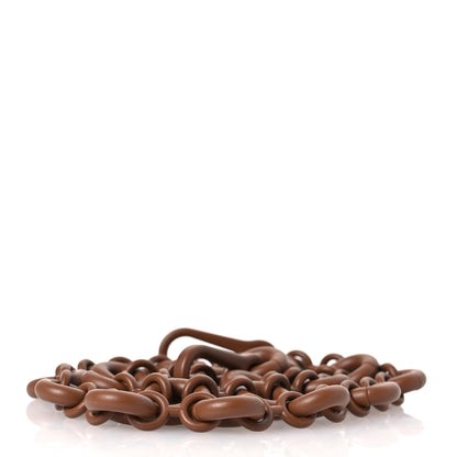 Loewe Brass Monochrome Donut Chain Shoulder Strap Pecan 2 of 5
