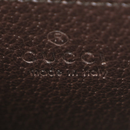 Gucci Monogram Jumbo GG Textured Dollar Calfskin Web Mini Vertical Tote Camel Ebony New Acero 6 of 10