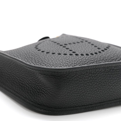 Hermes Taurillon Clemence Evelyne TPM Black 9 of 10