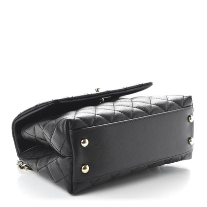 Chanel Caviar Quilted Mini Coco Handle Flap Black 4 of 10