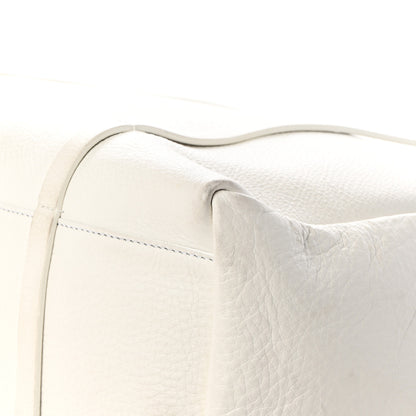 Balenciaga Smooth Calfskin Double Sided Medium Everyday Tote Optic White Black 11 of 19