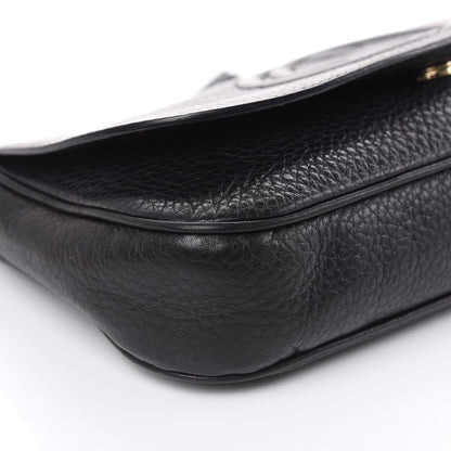 Gucci Pebbled Calfskin Medium Soho Flap Crossbody Black 11 of 13