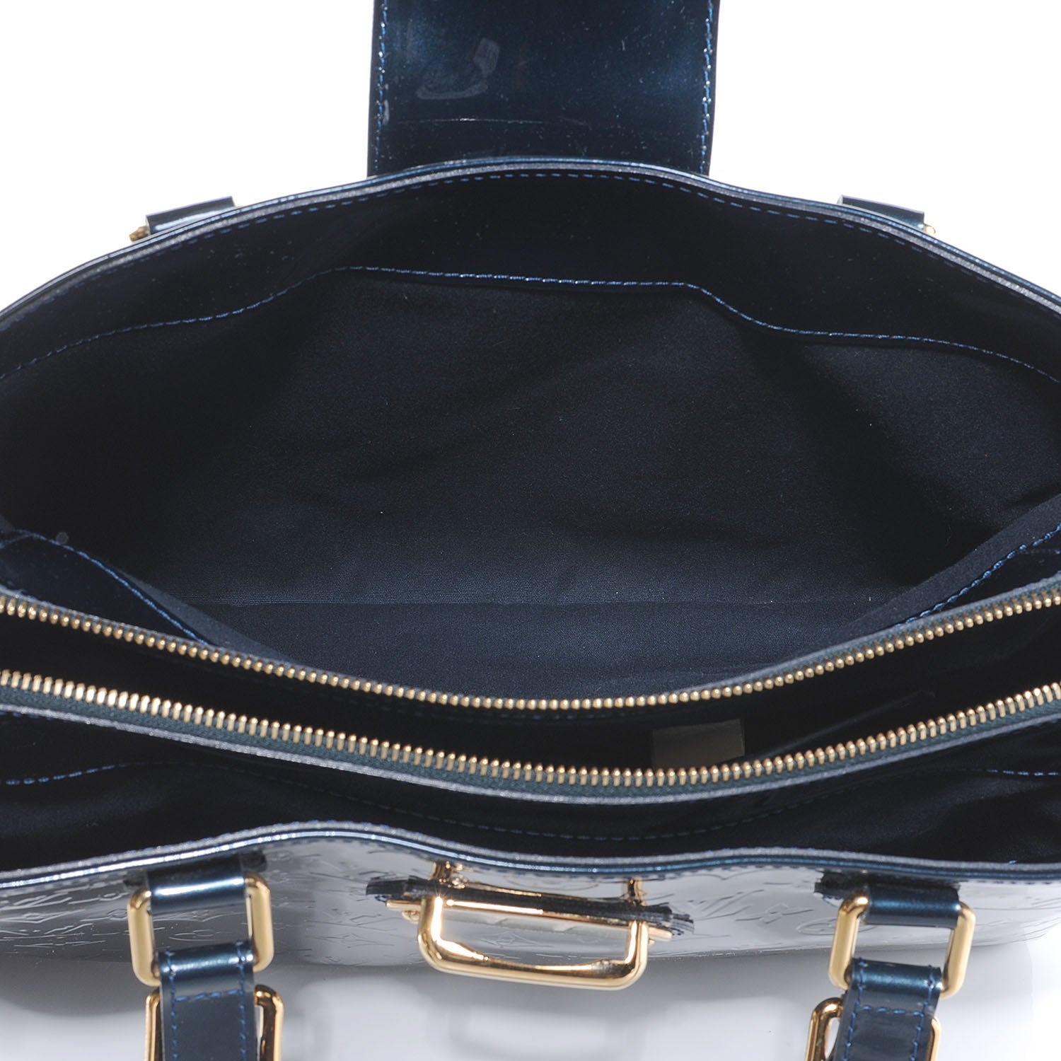 Louis Vuitton Vernis Melrose Avenue Blue Nuit 6 of 8