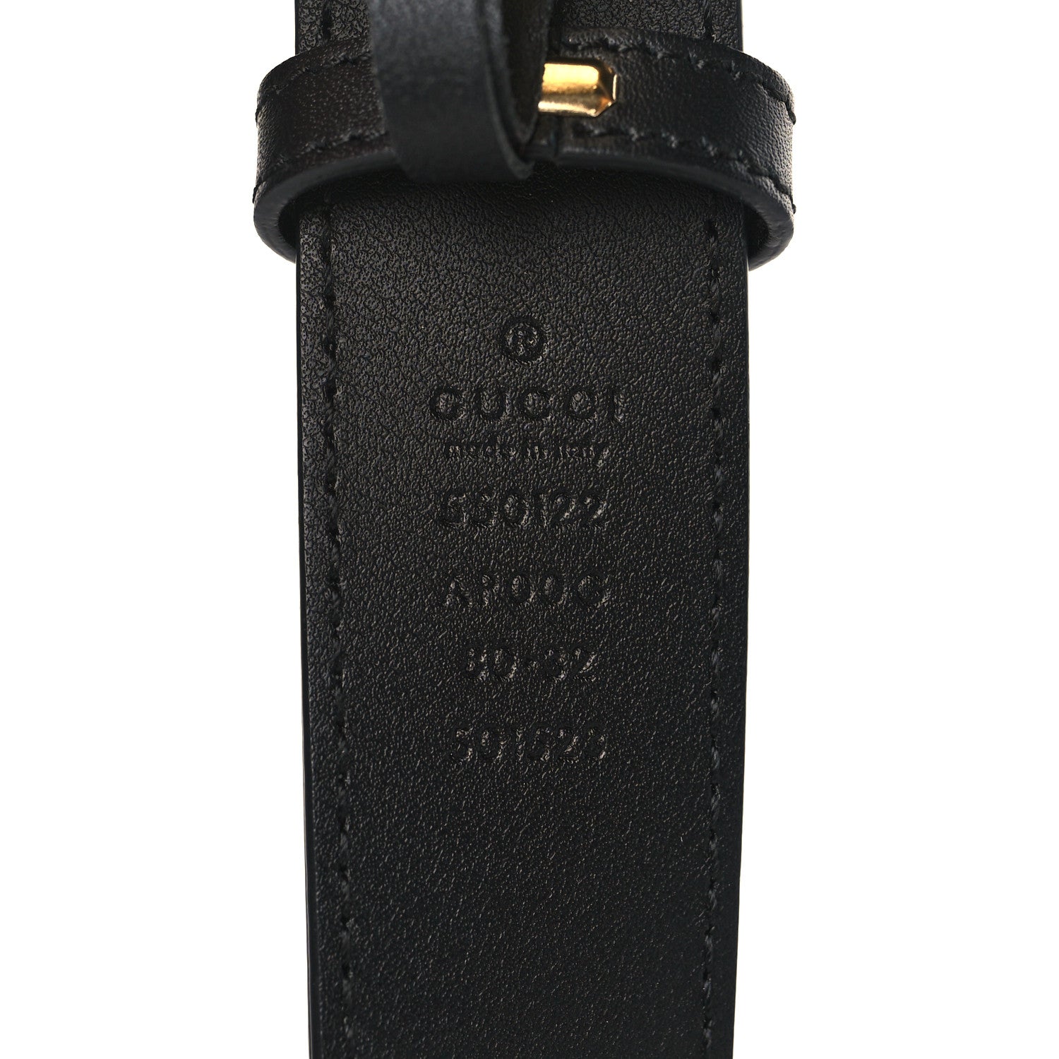Gucci Calfskin Zumi 30mm Belt 80 32 Black 4 of 5