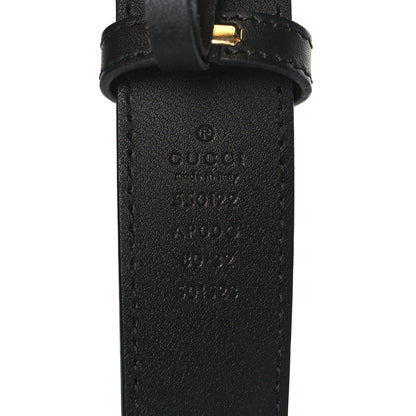 Gucci Calfskin Zumi 30mm Belt 80 32 Black 4 of 5