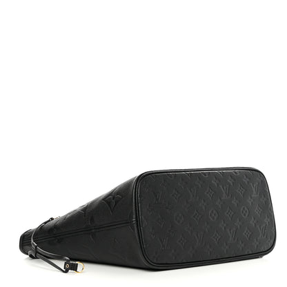 Louis Vuitton Empreinte Monogram Giant Neverfull MM Black 5 of 11