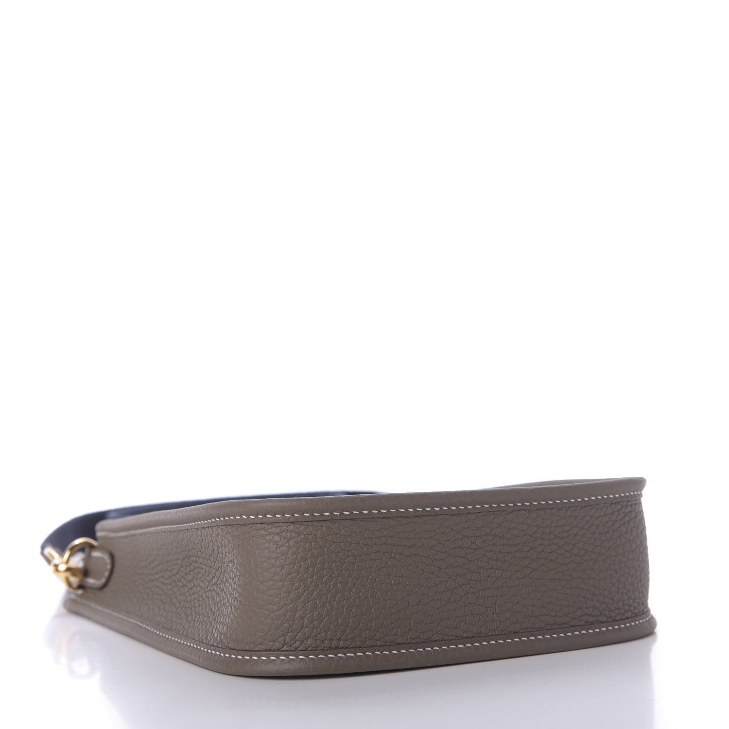 Hermes Taurillon Clemence Amazone Evelyne TPM Etoupe Bleu Indigo 4 of 9