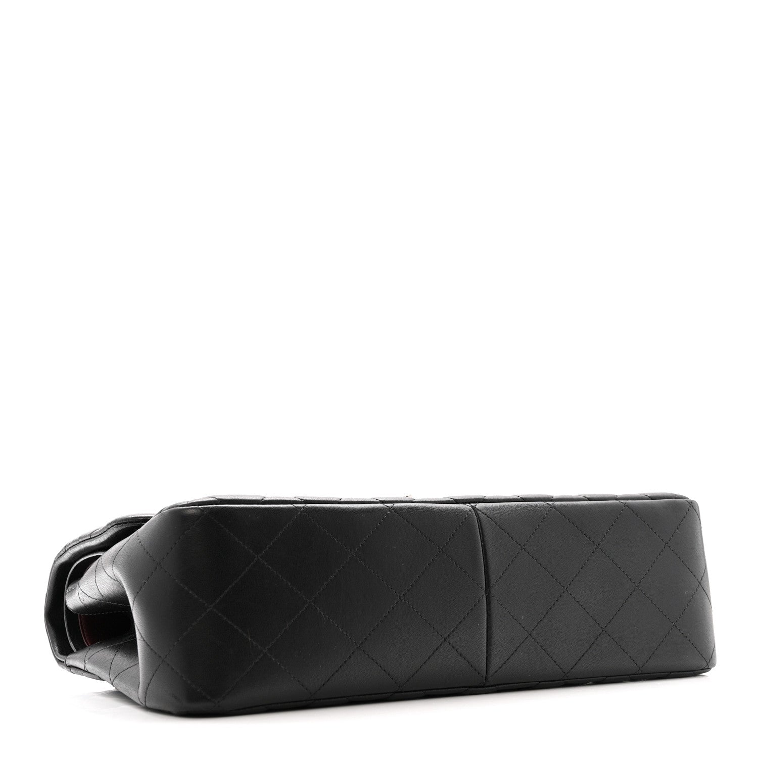 Chanel Lambskin Quilted Jumbo Double Flap Black 4 of 14