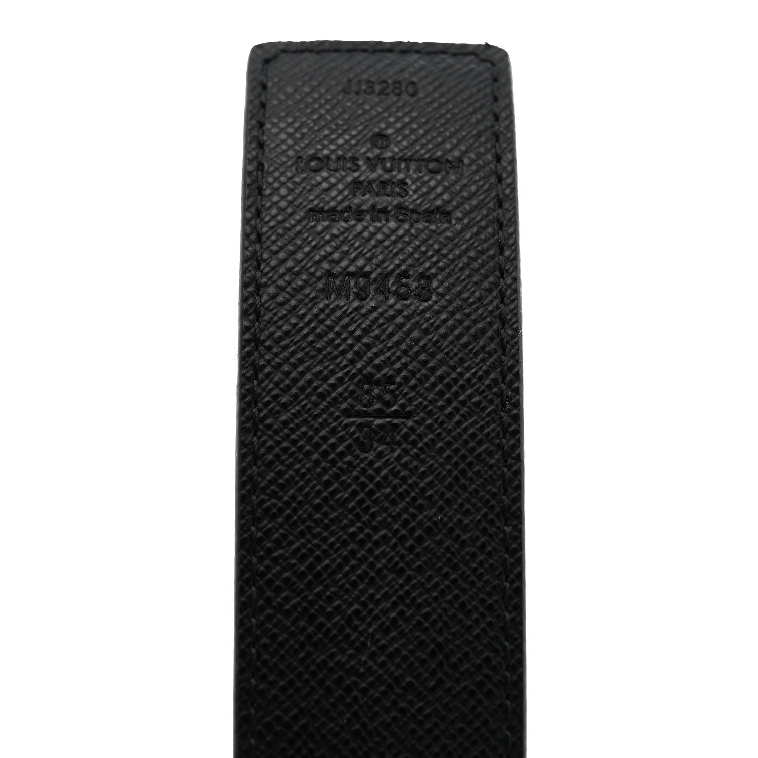 Louis Vuitton Calfskin Monogram 30mm LV Initiales Reversible Belt 85 34 Black 5 of 6