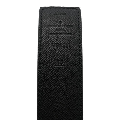 Louis Vuitton Calfskin Monogram 30mm LV Initiales Reversible Belt 85 34 Black 5 of 6