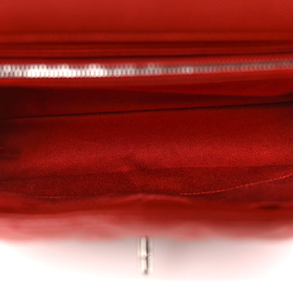 Chanel Caviar Quilted Medium Coco Handle Flap Red 5 of 11