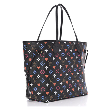 Louis Vuitton Game On Neverfull MM Black 3 of 10