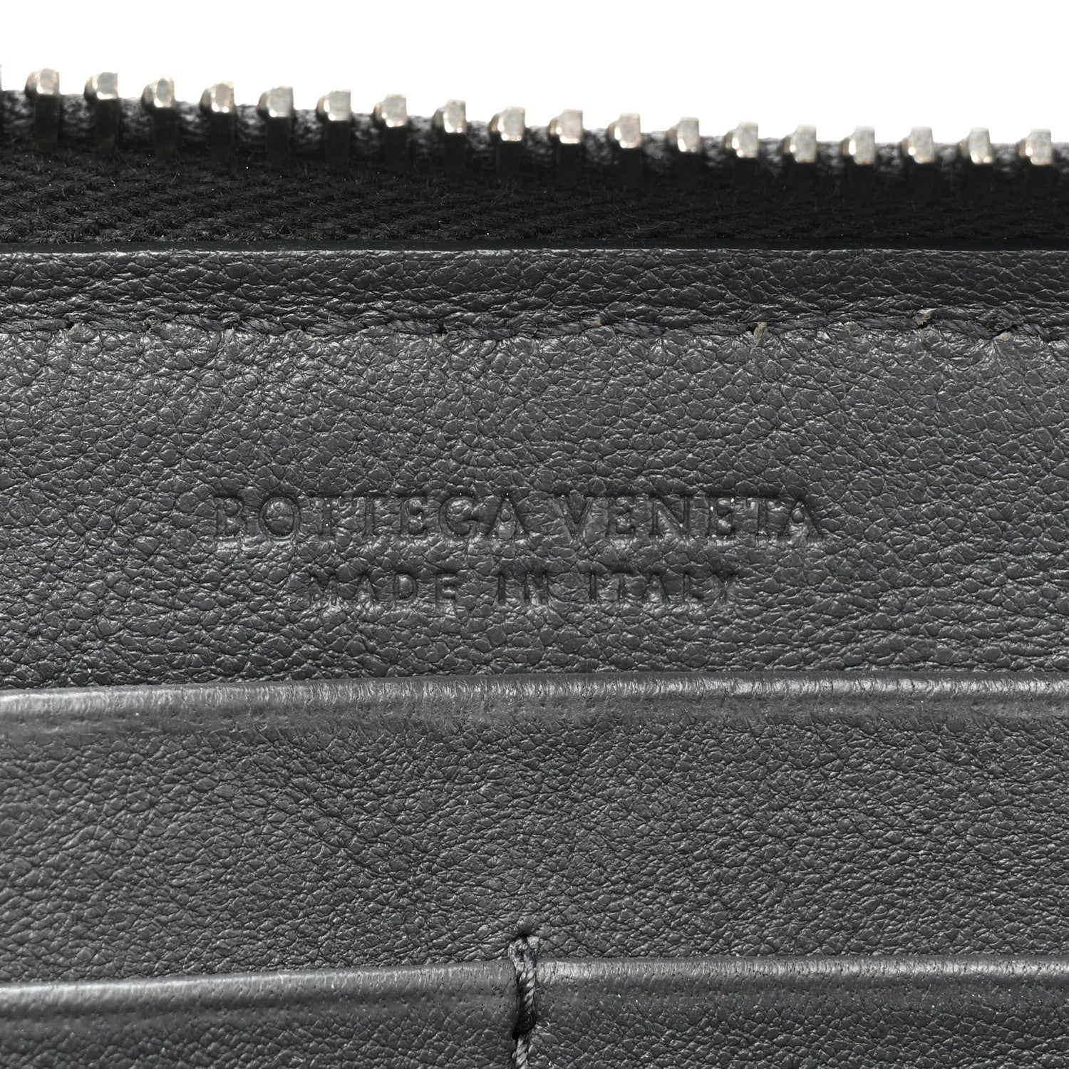 Bottega Veneta Nappa Intrecciato Zip Around Wallet Grey Multicolor 8 of 15