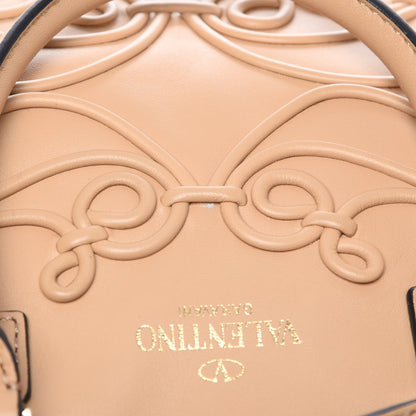 Valentino Garavani Nappa Intricate Soutache Tote Camel 7 of 7
