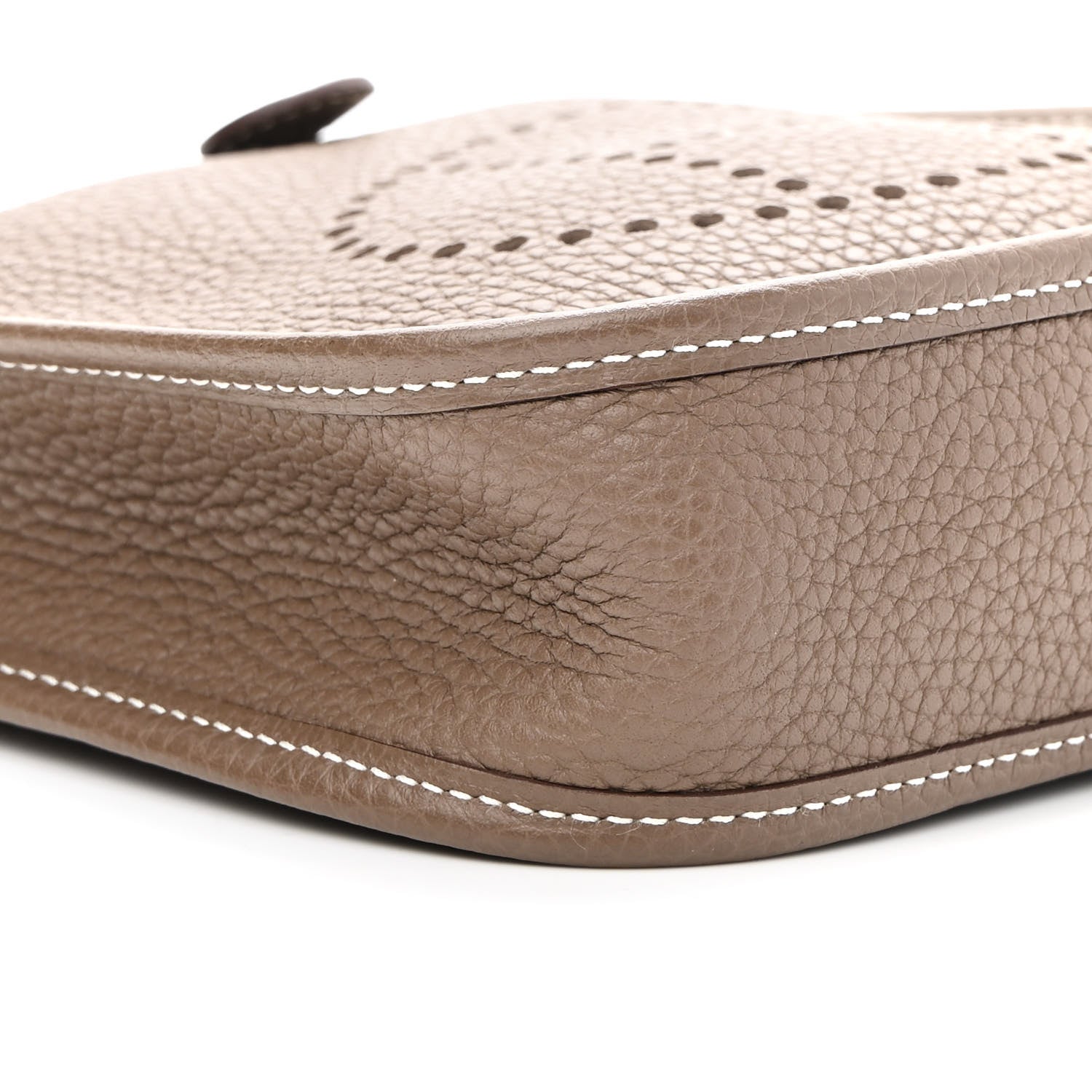 Hermes Taurillon Clemence Amazone Evelyne TPM Etoupe Bleu Indigo 8 of 9