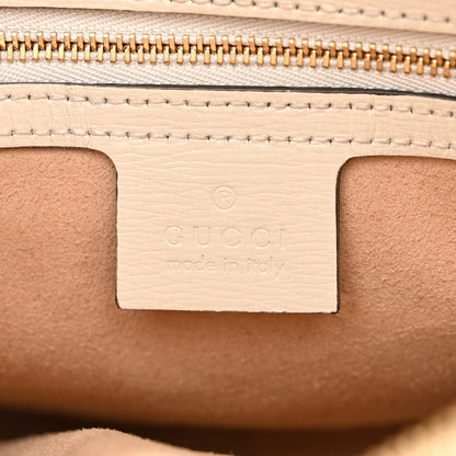 Gucci GG Supreme Monogram Small Horsebit 1955 Shoulder Bag Beige Mystic White 6 of 13