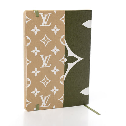 Louis Vuitton Monogram Giant Notebook Kaki Beige 2 of 5