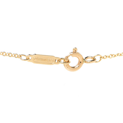 Tiffany 18K Yellow Gold Twist Knot Pendant Necklace 4 of 5