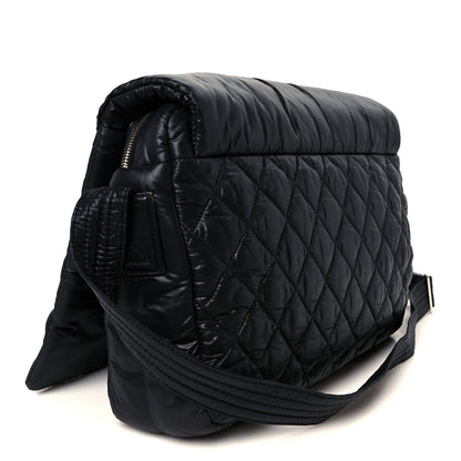 Chanel Nylon Coco Cocoon Messenger Bag Black 3 of 11