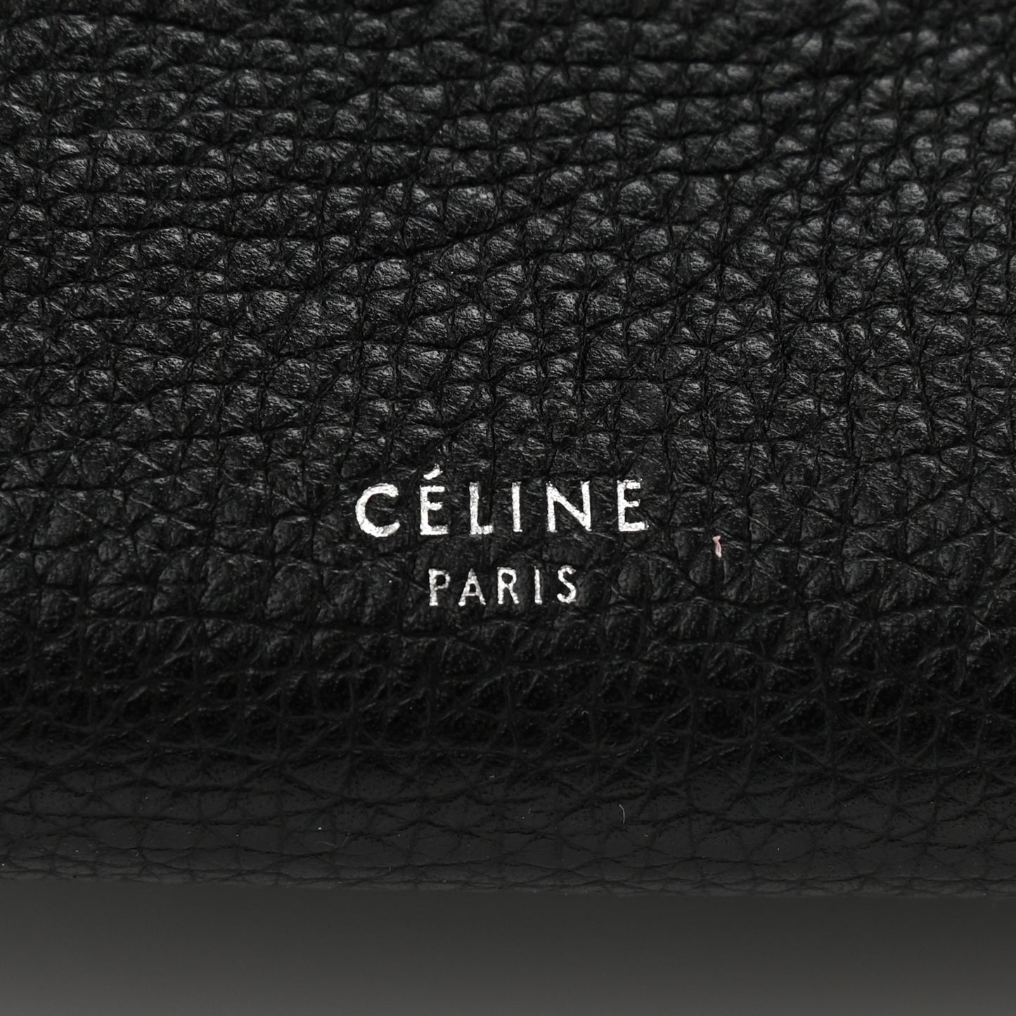 Supple Grained Calfskin Small Big Bag Black