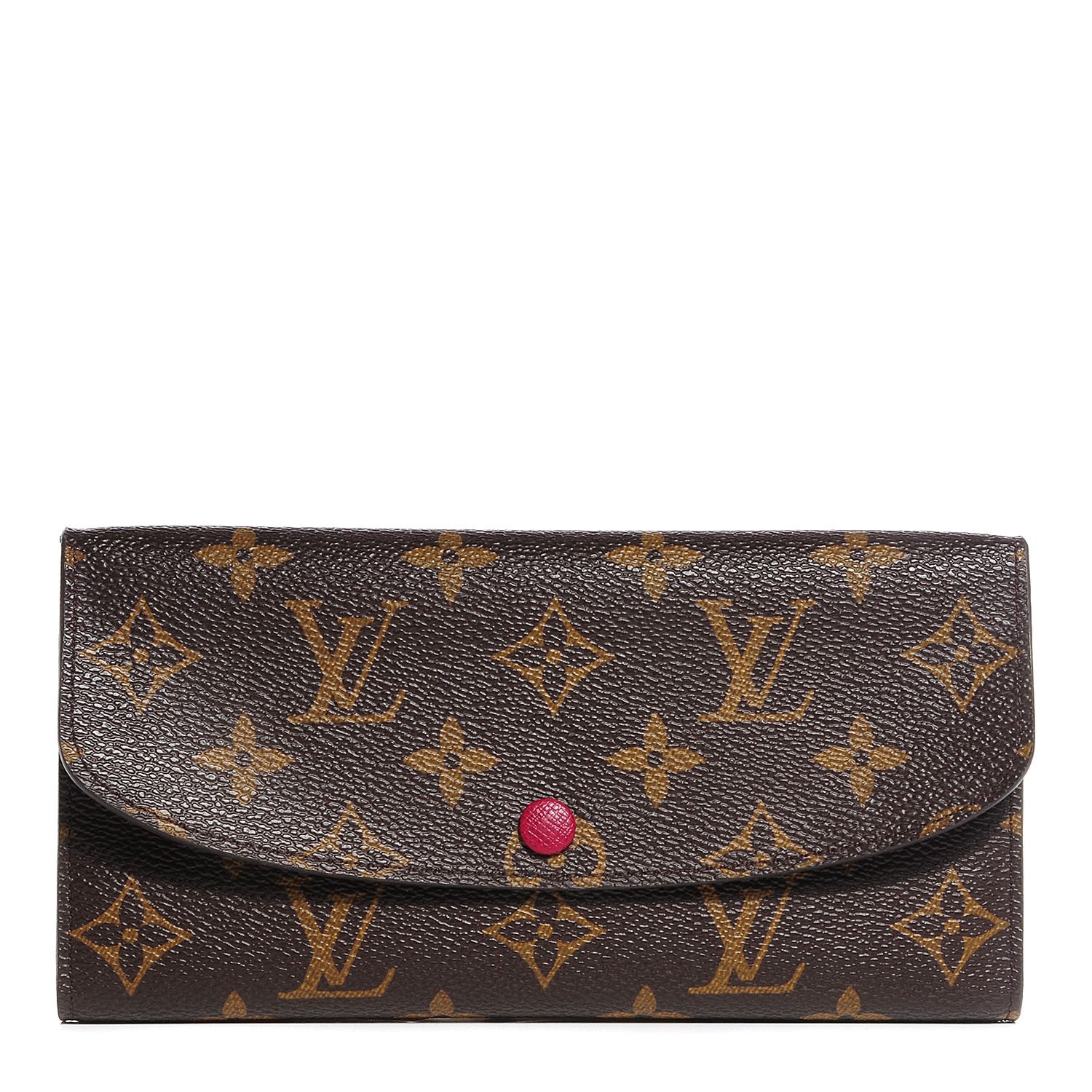 Louis Vuitton Monogram Emilie Wallet Fuschia 1 of 8