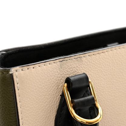 Louis Vuitton Calfskin Monogram Fold Tote PM Cream Khaki Black 12 of 13