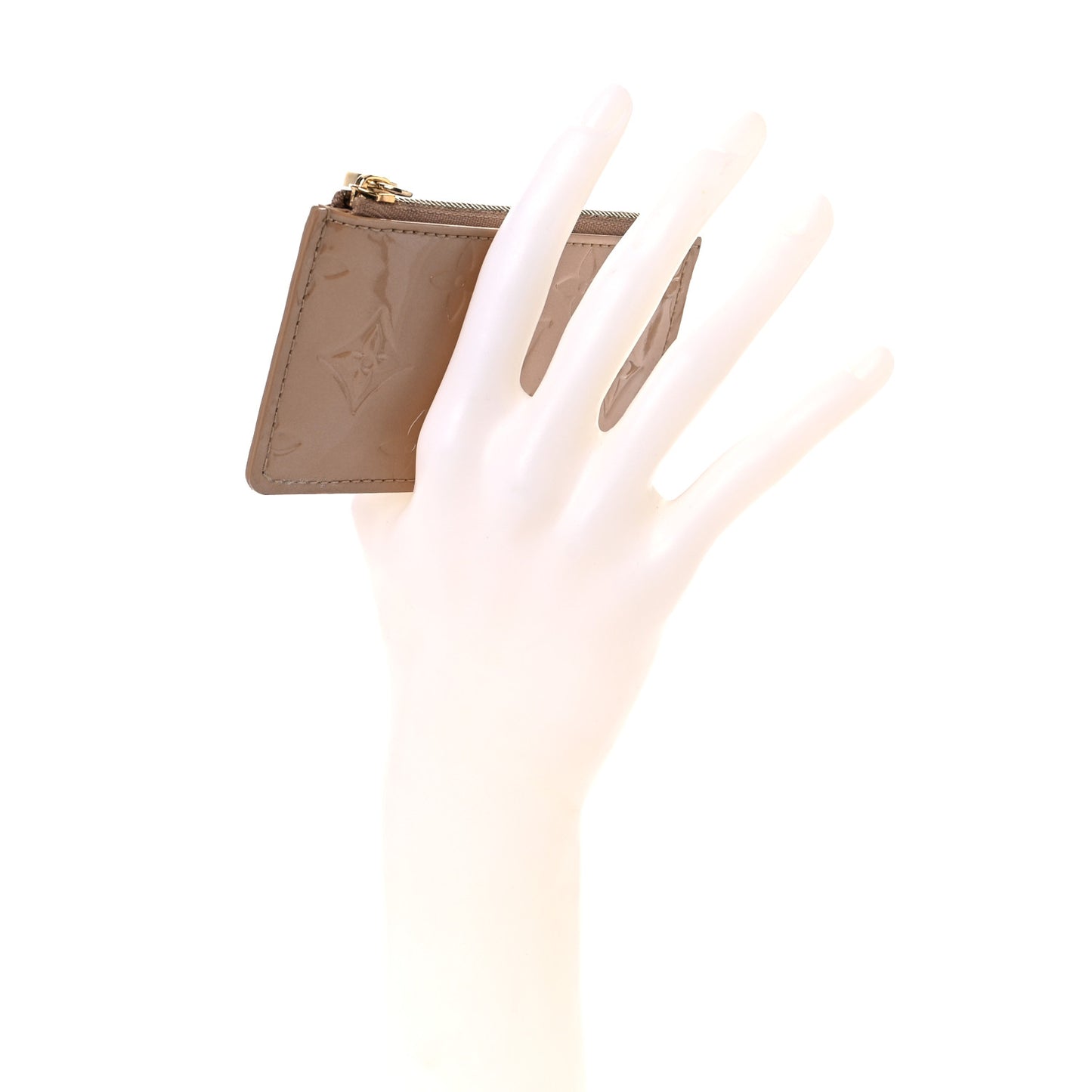 Vernis Key Pouch Noisette