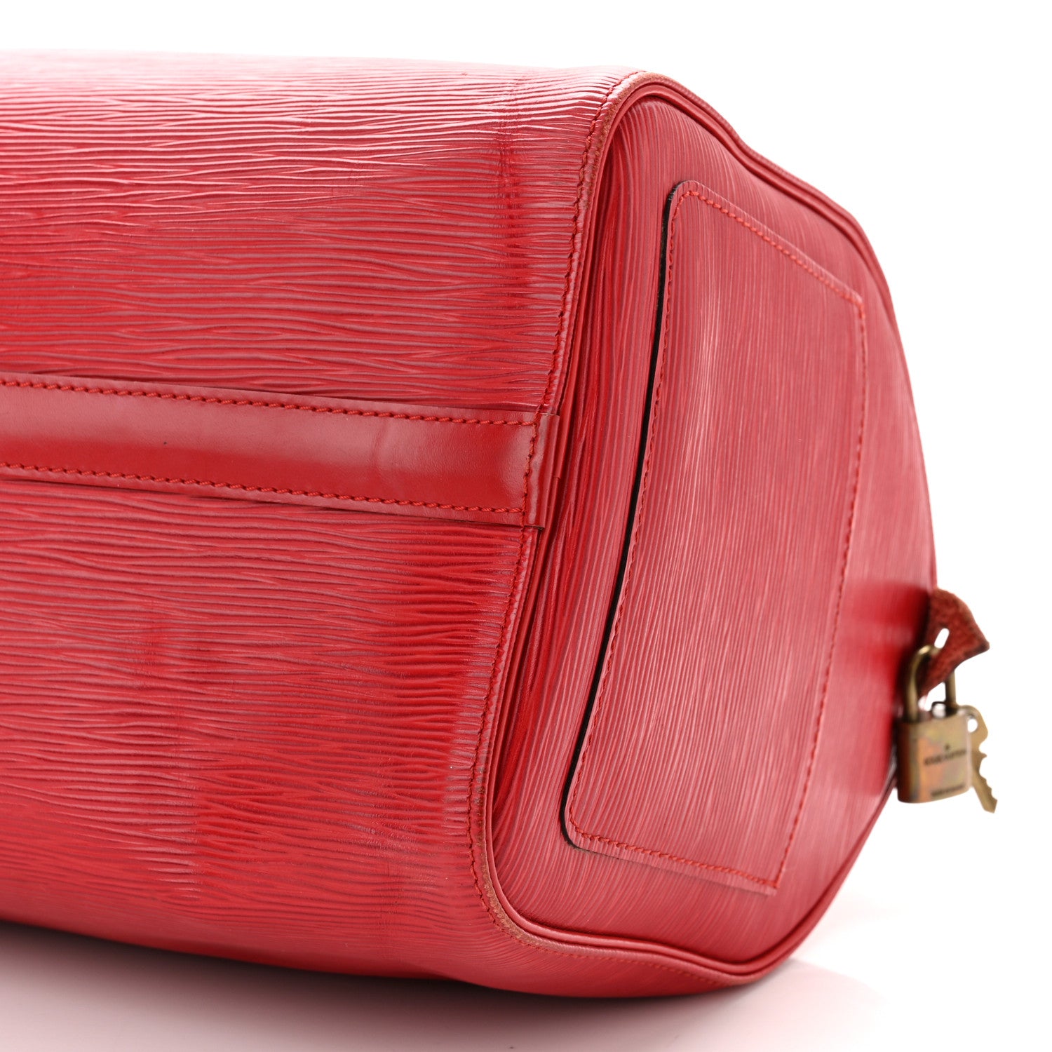 Louis Vuitton Epi Speedy 30 Castillan Red 9 of 9