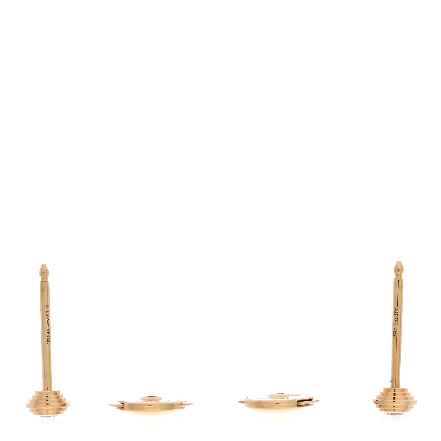 18K Yellow Gold Diamond XS D'Amour Earrings