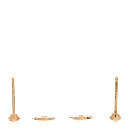 Cartier 18K Yellow Gold Diamond XS D'Amour Earrings 3 of 5