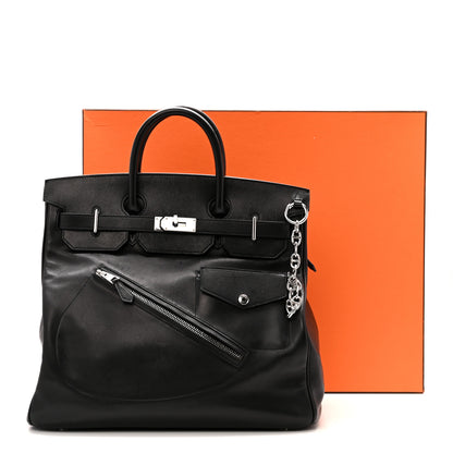 Hermes Veau Volupto Rock HAC Birkin 40 Black 17 of 17