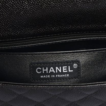 Chanel Caviar Quilted Mini Rectangular Flap Dark Charcoal 6 of 8