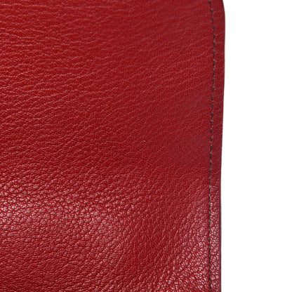 Miu Miu Goatskin Madras Bi-Color Shoulder Bag Mandarino Rubino 13 of 13