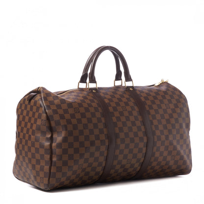 Louis Vuitton Damier Ebene Keepall 50 3 of 10